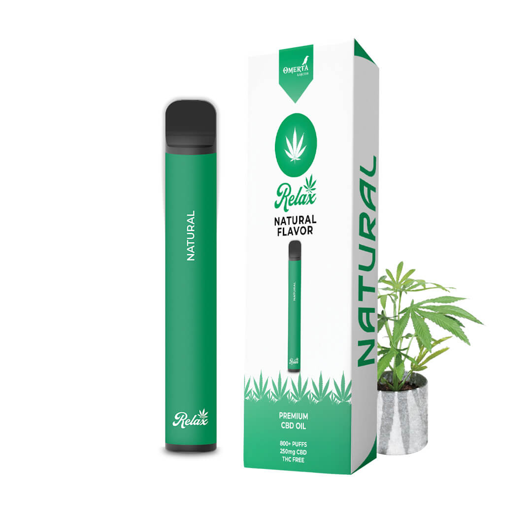 CBD-disposable-pen-250mg-relax-800-puffs-natural-cannabis
